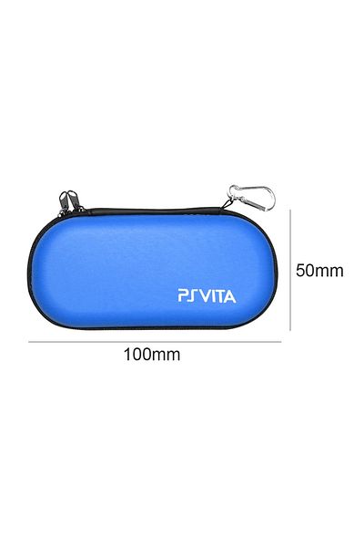 ALLOYSEED 1PCS Blue EVA Anti-shock Hard Case Bag For PSV 1000 PS Vita GamePad For PSVita 2000 Slim Console Car