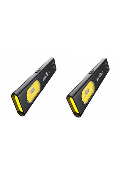 Warsun Li-polymer Battery Fixed Focus T7 2pcs Led Keychain Flashlight Usb-c Rechargeable 600lm Porta