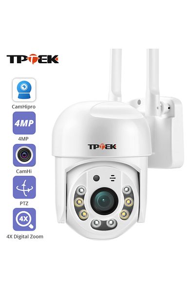 TPTEK Eu plug 1080P B NO TF CARD 4MP PTZ WIFI IP Camera 1080P CCTV Surveillance Security Protection Wi Fi