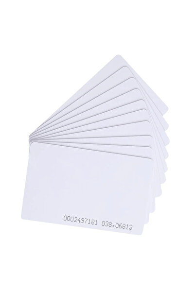 LANSAN Rfıd Şifreli Kartlı Geçiş 125 Khz Personel Takip Kartı Göster Geç Proximity Manyetik Kart(10ADET)