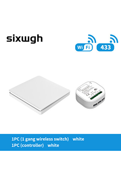 choice2 مفتاح واي فاي 110-250 فولت 1 عصابة 1 جهاز استقبال SIXWGH 16A للمنزل ا...