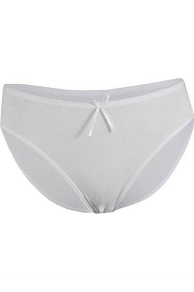 Özten 201 Women's Bamboo Bikini Slip White
