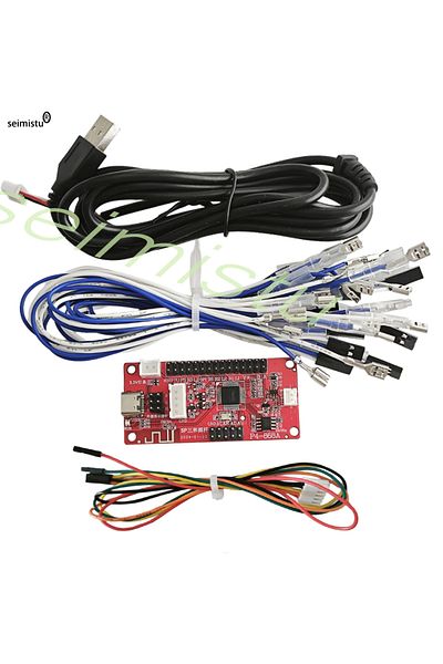 Choice 1 kit 4.8mm-5pin Joystick bluetooth zero delay Encoder PCB Board USB Arcade Zero Delay Controller TO