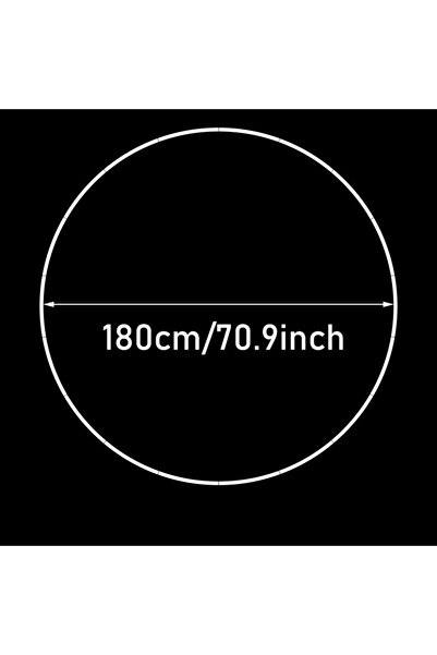 Choice كما هو موضح في الصور، قوس بالون دائري 180 سم، حامل دائرة بالون، إطار ح...