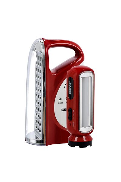 Geepas Portable 36 Pcs Led & 200 Hour Working Rechargeable Lantern with Torch | Extended Battery Life