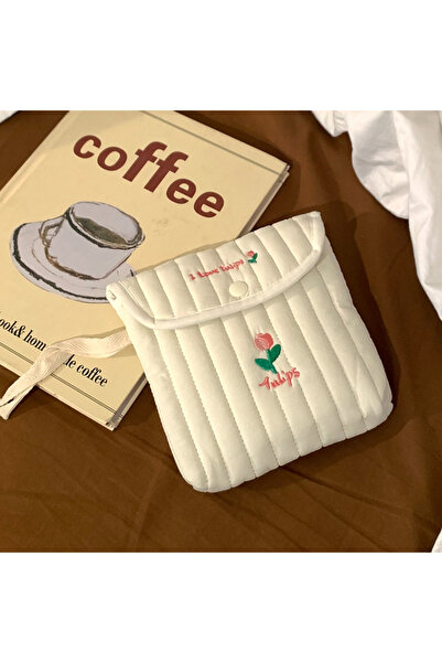 Choice حقيبة تخزين فوط صحية لطيفة ومنشفة الدورة الشهرية وحقيبة سدادة قطنية صغ...