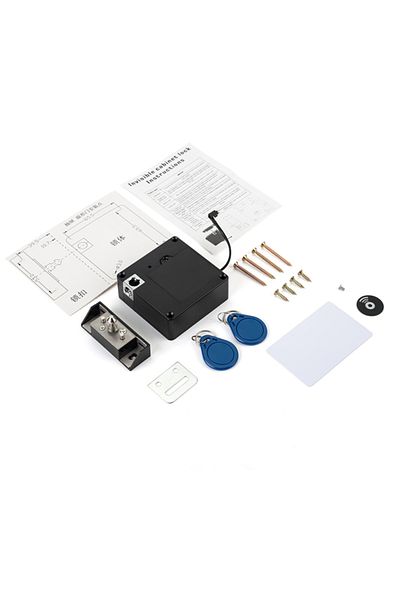 Choice 1 Set Smart Drawer Electronic RFID Door Lock Hidden DIY Wooden Cabinet Door Locks 13.56MHz RFID Tag