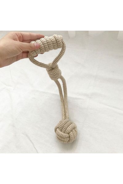 Choice Hand Ball 1pc Cat Dog Knot Toy Cleaning Teeth Grinding Teeth Interest Interactive Wear Resistant Kno