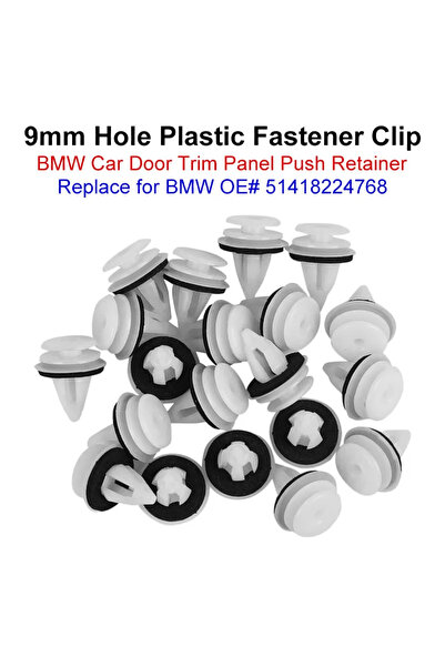 Choice 50pcs 51418224768 Plastic Rivets Clip for BMW E46 E53 E90 E91 E70 E71 ...