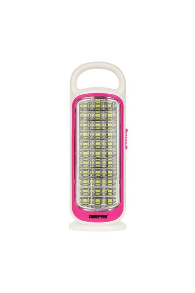 Geepas LED Emergency Lantern with Solar Panel- GE53034| Energy Efficient Design, 33 Pieces Hi-Power LEDs
