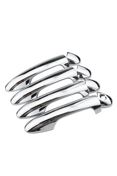 Choice SLIVER Car Door Handle Catch Cover Trim for Toyota RAV4 2013 2014 2015 2016 2017 2018 Cap Lid Moldin