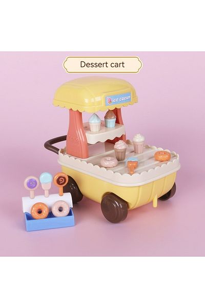 Choice Dessert cart Forest Animal Family 1/12 Dollhouse Furniture Bedroom Kitchen Bathroom Set Miniature Si