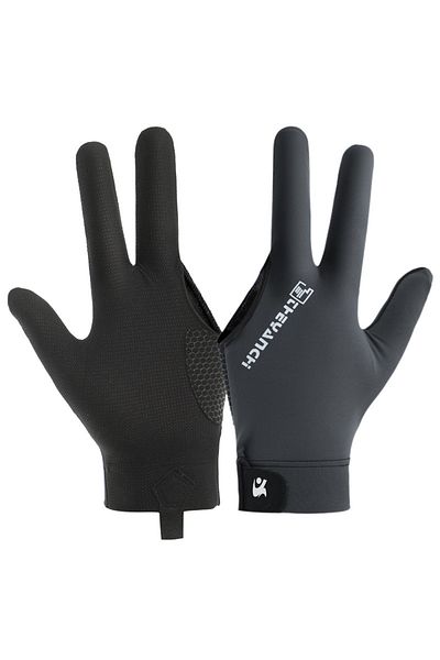 Choice Grey Pool Player Gloves Comfortable Billiard Glove 3 Finger Pool Gloves Lightweight Pool Table Glove