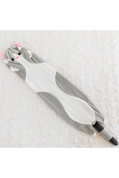 Choice 130CM Grey-Skin 50/70/90/110/130cm Funny Joy Cute Soft Long Cat Plush Toys Pause Office Nap Pillow B