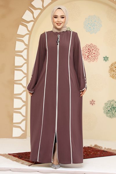Neva Style عباية حجاب داستي روز 45300GK