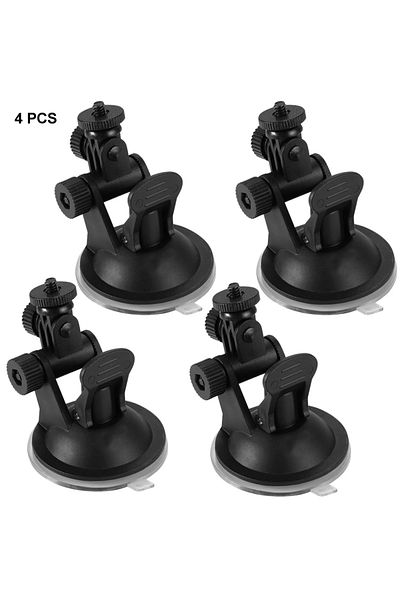 EXSKOF Red Color Suction Cup Mount Car Vehicle Window Windshield Holder For Gopro Hero 13 12 11 10 9 8 Inst