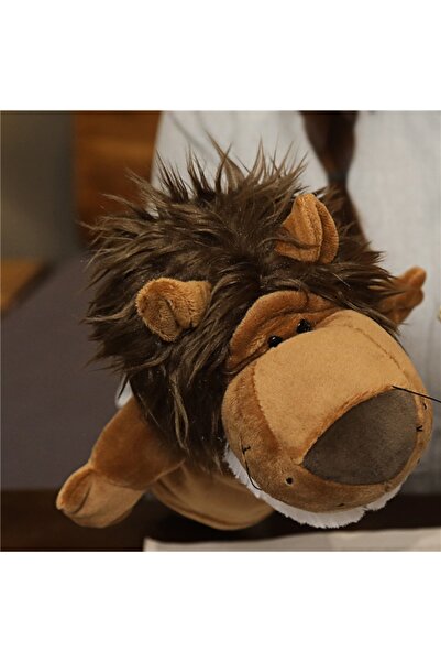Choice 27cm Brown lion Hand Finger Puppets Cartoon Plush Toy Party Supply Fam...