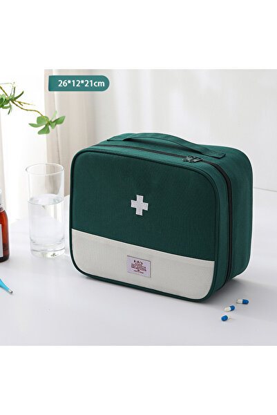 Choice Green Large Capacity Medicine Bag Travel Portable Medical Bag Home Medicine Storage Bag Set Portable