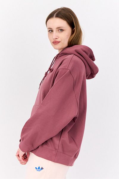 adidas Women Sportswear Fit Long Sleeve Outdoor Hoodie, Mauve