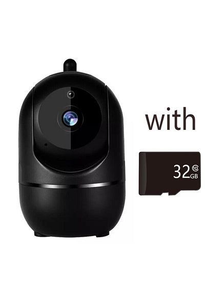 Clodrain Eu Plug Black Add 32g Ip Camera Ycc365 Plus Smart Home 1620p Hd Security Camera Auto Tracking Networ