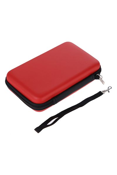 VKTECH Red EVA Skin Carry Hard Case Bag Pouch For Nintend NEW 3DS LL/XL 3DSXL 3DSLL Console All Around Prot