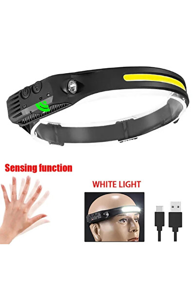 XIWANGFIRE عبوة C 1 قطعة مصباح أمامي LED COB بثلاثة أوضاع، بطارية مدمجة قابلة...