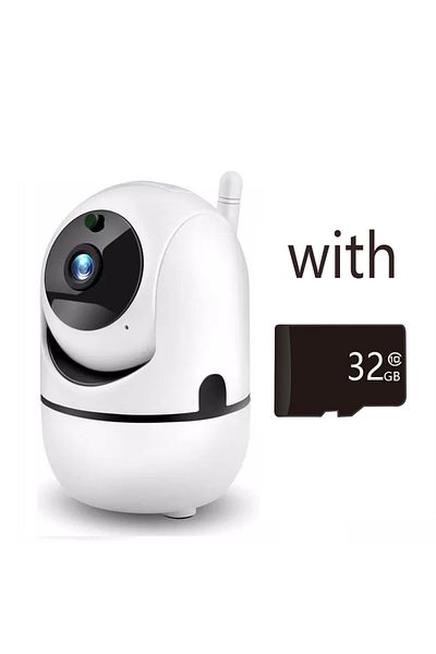 Clodrain Eu Plug White Add 32g Ip Camera Ycc365 Plus Smart Home 1620p Hd Security Camera Auto Tracking Networ
