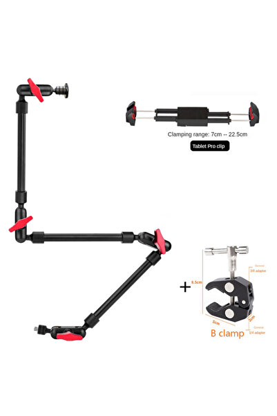 Choice CK001-3-YAZU-PBJ ذراع سحري للكاميرا مع حامل Super Clip لكاميرات الفيدي...