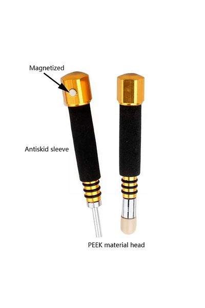 Choice 4Pcs Car Body Dent Repair Tool Paintless Tap Down Pen Magnetic Anti-Slip Grip Dent Repair Tool De...