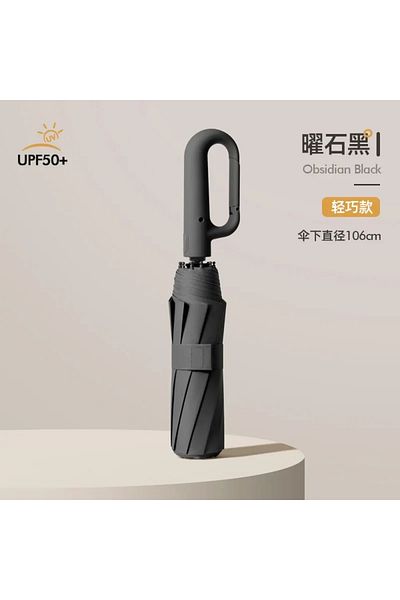 Choice black-105CM Strong Windproof Automatic Umbrella 72 Bones Sunshade UV Protection Folding Men's Umbrel