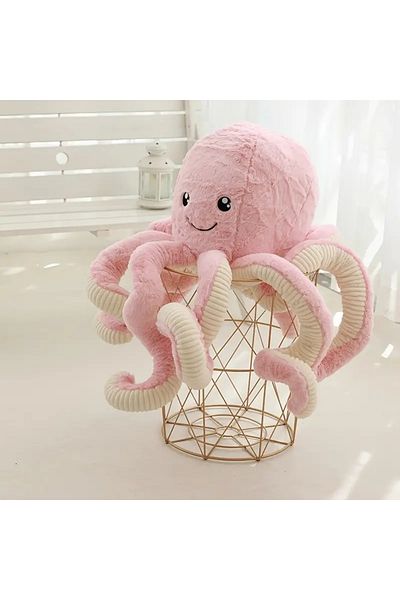 Choice 18cm Pink 2sizes Lovely Simulation Octopus Pendant Plush Toy Soft Stuffed Animal Kawaii Octopus Doll