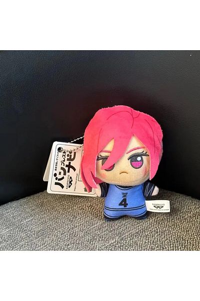 Choice A Mini Blue Lock Plush Toy Keychain Nagi Backpack Charm Anime Peripheral Cute Stuffed Doll Bag Deco.
