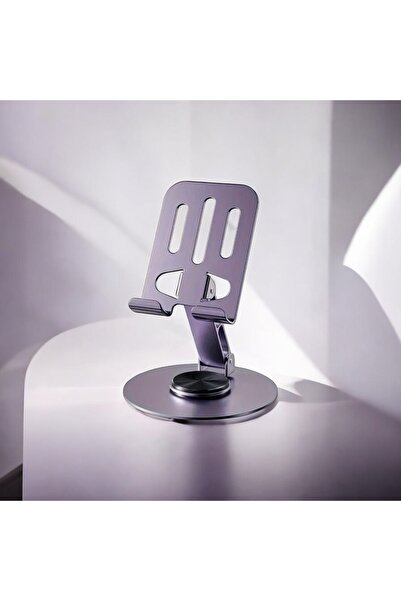 Home 360 °   Περιστρεφόμενη μεταλλική βάση τηλεφώνου και tablet - Ρυθμιζόμενο ύψος και γωνία