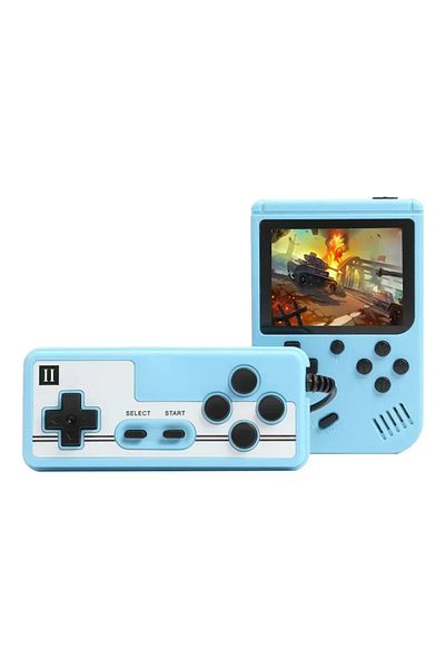 Choice Blue-Doubles Retro Portable Mini Handheld Video Game Console 8-Bit 3.0 Inch LCD Color Kids Game Play