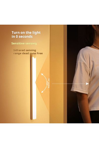 Choice 0-5w 0.1m White 1pc Wireless Rechargeable Led Motion Sensor Cabinet Light - Ideal For Closet, Kitche