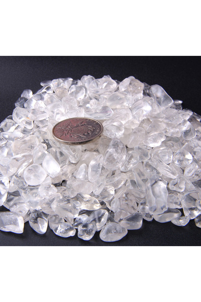 Choice 100 جرام من الكريستال الأبيض أحجار طبيعية حصى بلورات رقائق الكوارتز ال...