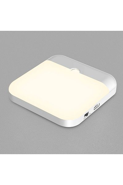 Choice Warm White Motion Sensor Led Light Usb Charging Square Lamp For Bedroom Kitchen Stair Hallway Wardro