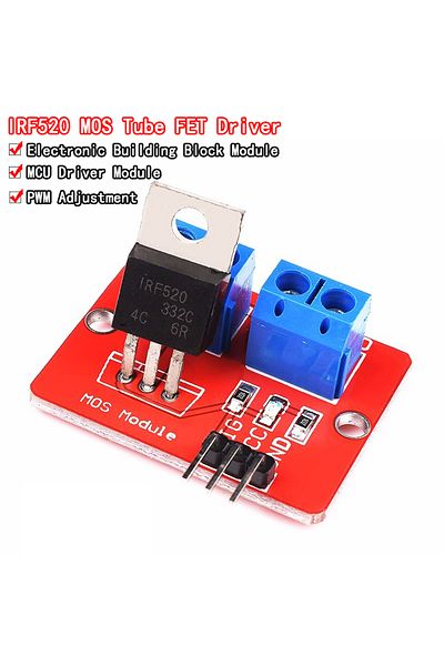 Si Tai&SH 0-24V Top Mosfet Button IRF520 MOS Driver Module For Arduino MCU ARM Raspberry pi