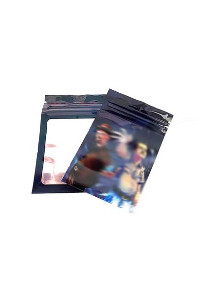 Choice 100PCS pattern14 7x10cm Resealable Foil ZipLock Storage Plastic Pouches Food Storage Colorful Matte