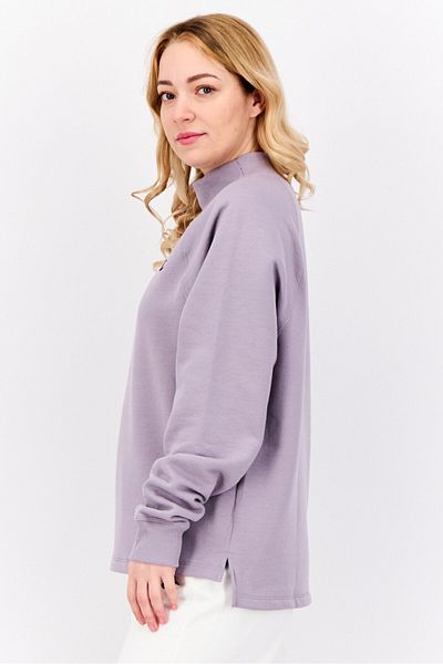 Champion Women Sportwear Fit Long Sleeve Outdoor Sweatshirts, Lavender