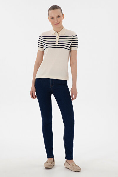 U.S. Polo Assn. Women's Dark Blue Toothpick Fit Jean Pants 50307833-Dn0023