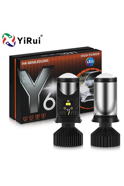 Choice H4/9003/hb2 Single 2pcs White Yirui 2pcs Motorcycle High Brightness Led Headlights H4 High Power Hea