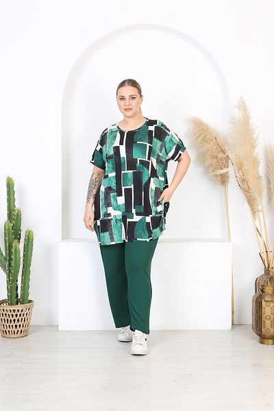 XL Modam ΓΥΝΑΙΚΕΙΟ ΚΟΣΤΟΥΜΙ Lycra Πράσινο ΣΧΕΔΙΟ