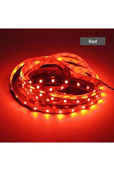 YTDMEN 5m 2835 No Waterproof Red DC 12 V Volt LED Strip Light 2835 Waterproof Strip 5M 60LED/M RGB Warm Whi