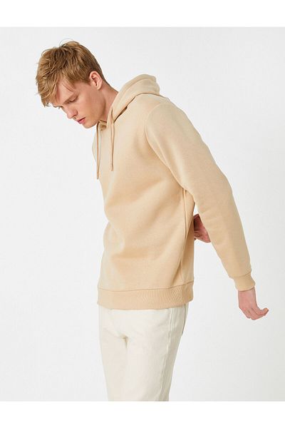Koton Men's Sweatshirt Beige 3wam70050mk