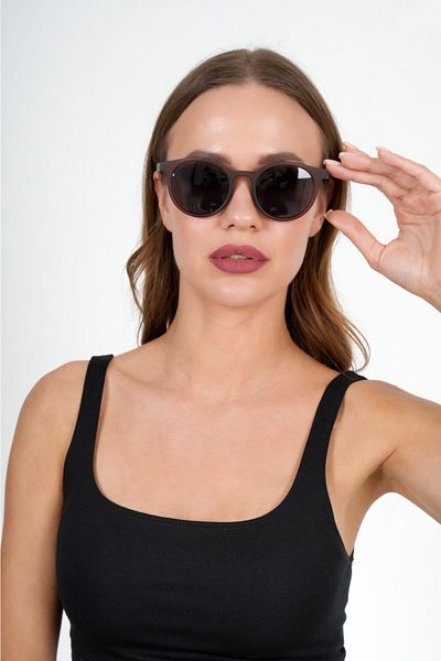 JULIANO 2018 Brown Round Juliano Sunglasses