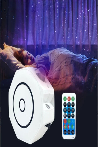 Dream Plus Hareketli Projektör Bluetooth Çocuk Temalı Led Masa -Gece Lambası RGB