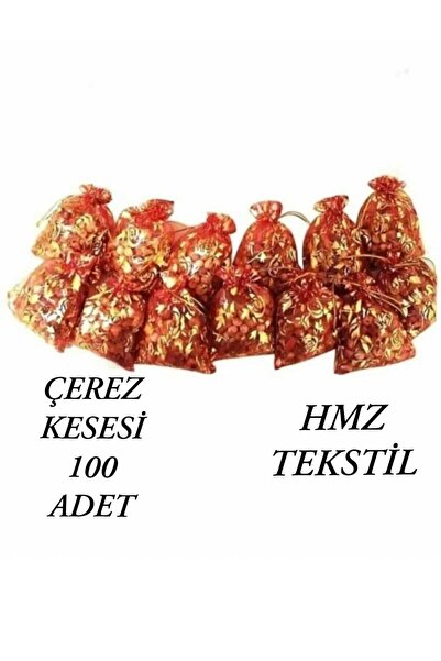 Genel Markalar Tekstil Hediyelik Düğün Nikah Kına Geçesi Için Çerez Kesesi 10...