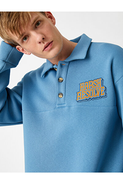 Koton Hanorac cu guler cămașă ridicat