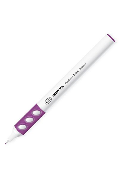 Gıpta Fineliner Thick 04 Mm Round Body Lilac